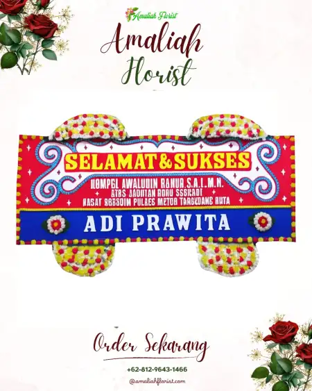 Papan Bunga Ucapan Selamat Tlogowaru
